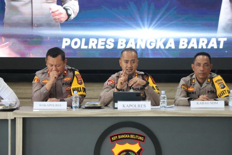 Polres Bangka Barat Pastikan Perayaan Tahun Baru 2026 Aman dan Kondusif