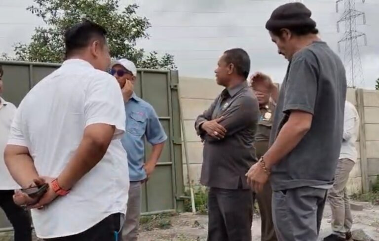 Diduga Milik Acing, Ketua DPRD Minta Pembuatan Bangunan Di Merbuk Segera Dihentikan