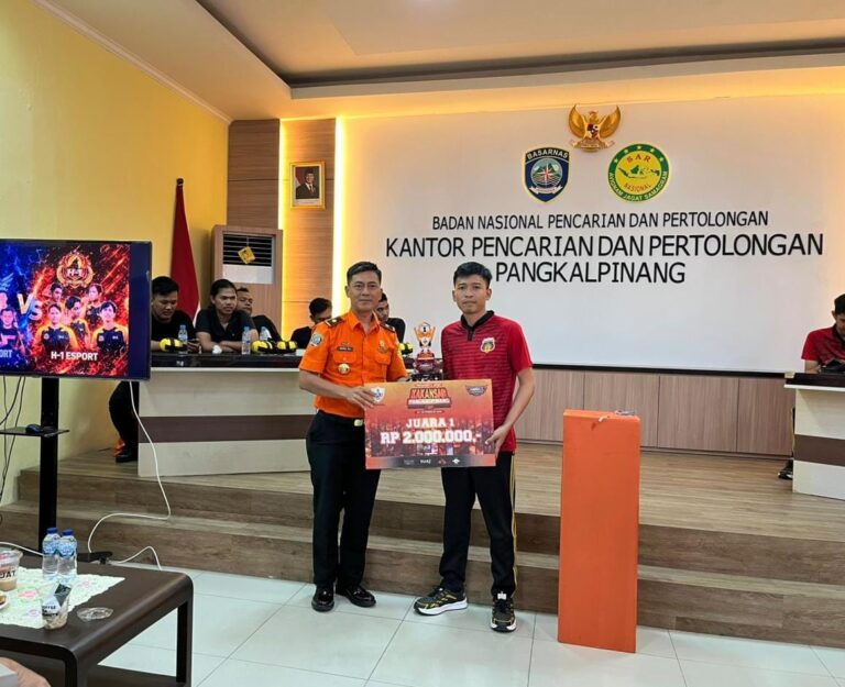 Tim H-1 Esport Polda Kep. Bangka Belitung Juarai Mobile Legends Kakansar Pangkalpinang Cup Season 1 Tahun 2026