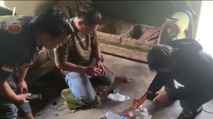 Tim Ulat Bulu Polsek Tempilang Berhasil Mengungkap Kasus Peredaran Narkoba
