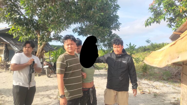 Kabur Ke Lubuk Besar, Pelaku Kekerasan Terhadap Anak Berhasil Diringkus Polres Bangka Barat