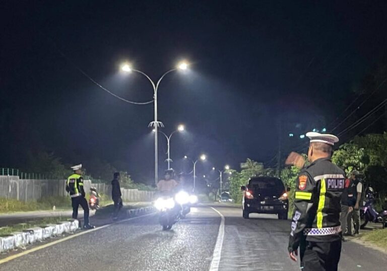 Polres Bangka Barat Gelar Operasi KRYD Dititik Rawan Hingga Pelabuhan dan Kawasan Pantai