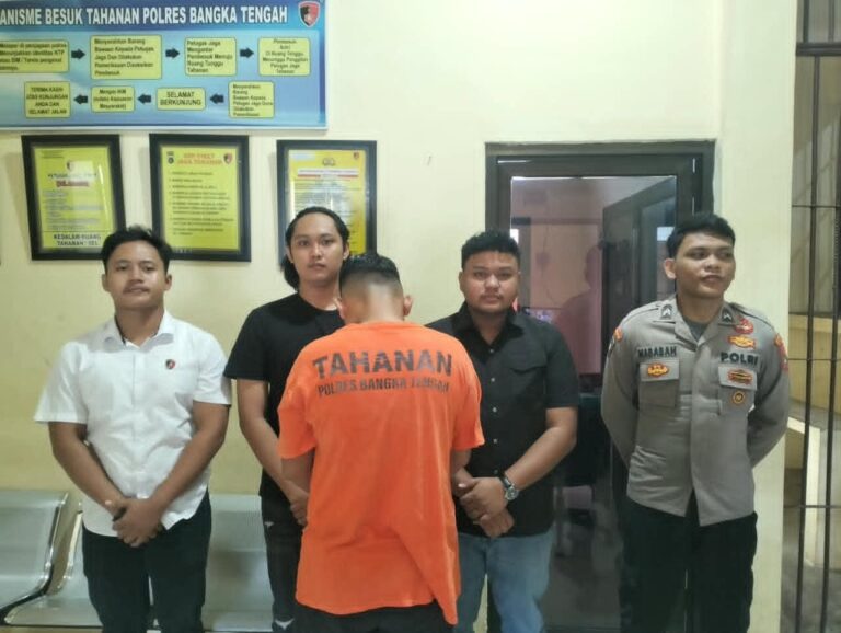 Polisi Gadungan Ditangkap Timgab URC Polda Babel-Polres Bangka Tengah